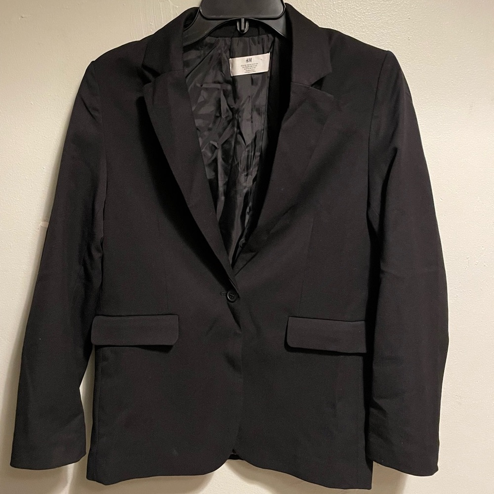 H&M Classic Black Suit Jacket